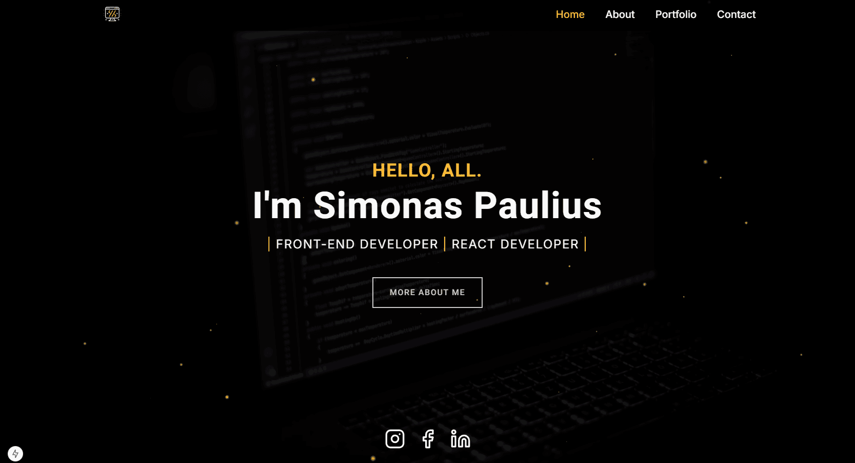 Personal portfolio website